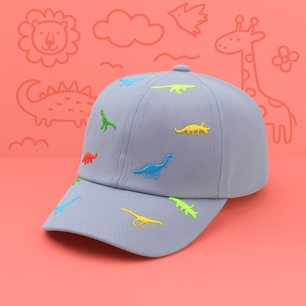 Roarsome Embroidered Dinosaur Cap