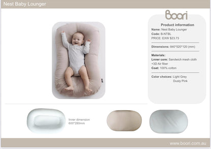 Cuddle Cloud Baby Lounger